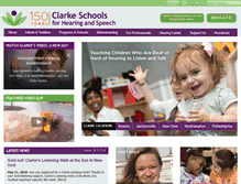 Tablet Screenshot of clarkeschools.org